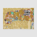Papier Mousseline Gustav Klimt Exécution Nouveau Couple<br><div class="desc">Gustav Klimt,  Fulfillment 1910-1911 Couple Art Nouveau avec la signature de Klimt design tourbillonnant et belle peinture or.</div>