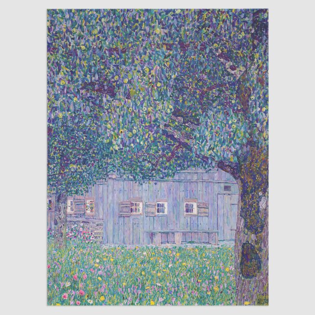 Papier Mousseline Gustav Klimt - Ferme en Haute-Autriche (Créateur téléchargé)