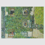 Papier Mousseline Gustav Klimt - La Maison de Guardaboschi<br><div class="desc">Maison de Guardaboschi / Maison à Weissenbach du lac Attersee - Gustav Klimt,  Huile sur toile,  1912</div>