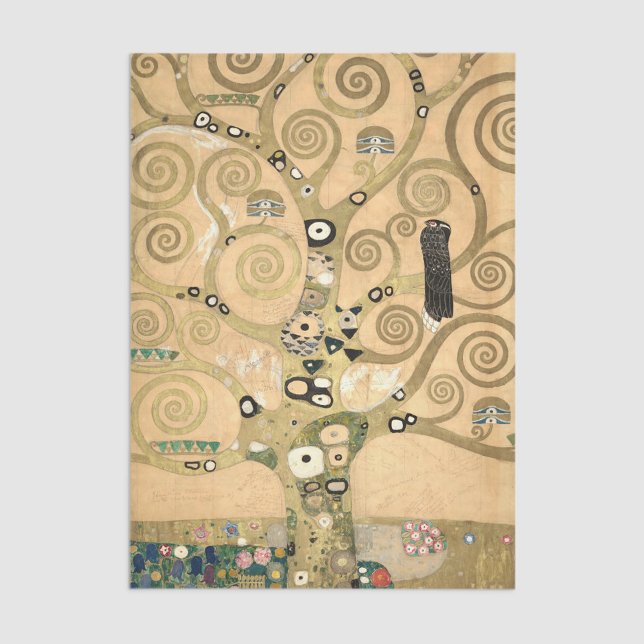 Papier Mousseline Gustav Klimt - L'Arbre de Vie, La Frieze Stoclet (Créateur téléchargé)