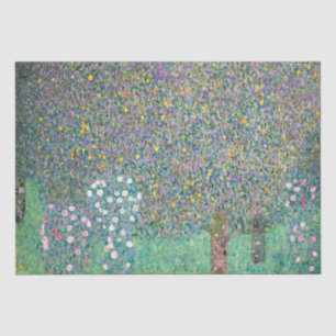 Papier Mousseline Gustav Klimt - Rosiers sous les arbres