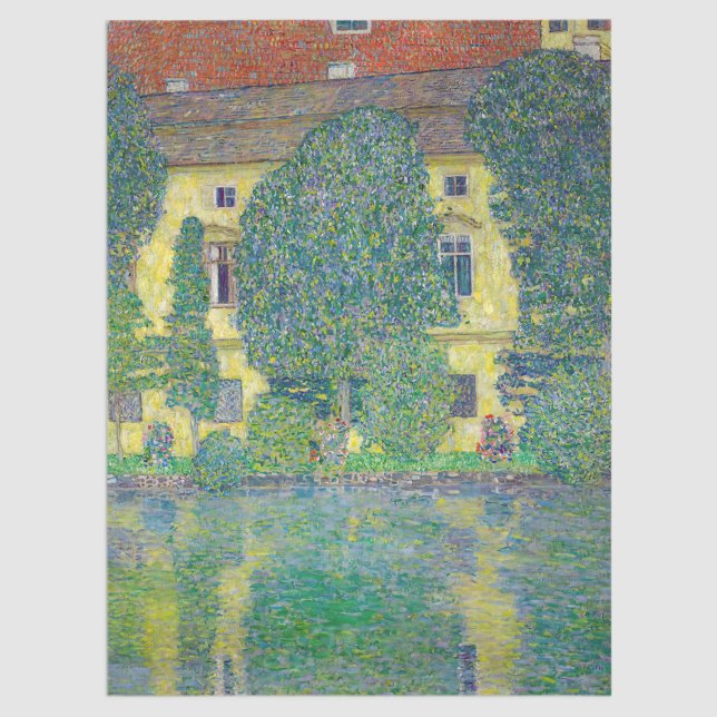 Papier Mousseline Gustav Klimt - Schloss Kammer am Attersee III (Créateur téléchargé)