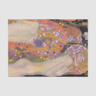 Papier Mousseline Gustav Klimt - Serpents d'eau II
