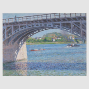 Papier Mousseline Gustave Caillebotte - Pont à Argenteuil & Seine