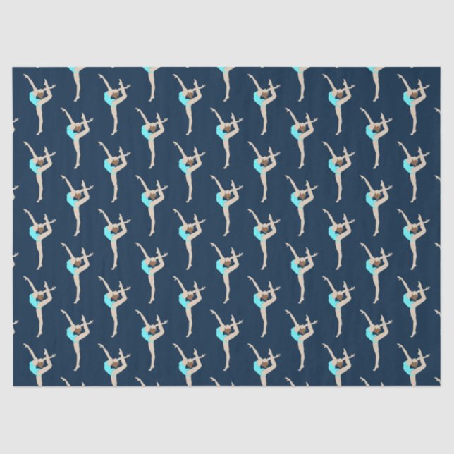 Papier Mousseline Gymnaste féminine (Recto)