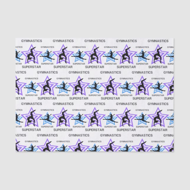 Papier Mousseline Gymnastique Superstar Tissu Papier (Recto)
