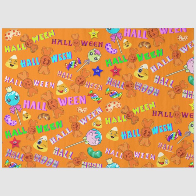 Papier Mousseline Halloween (Recto)