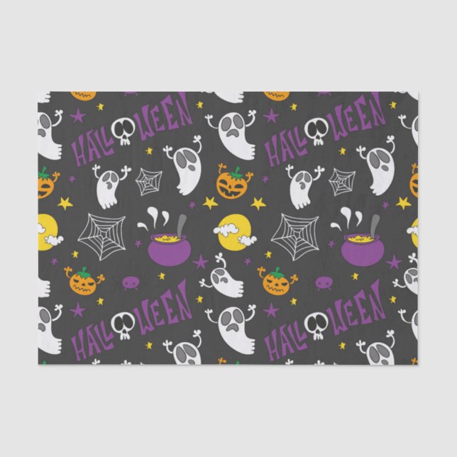 Papier Mousseline Halloween 1 (Recto)
