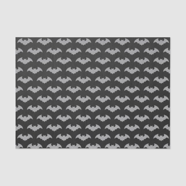 Papier Mousseline Halloween chauve-souris (Recto)