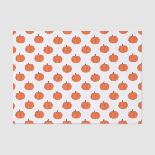 Papier Mousseline Halloween citrouille papier-cadeau sac cadeau cach (Recto)