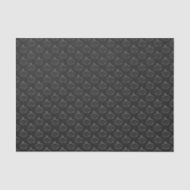 Papier Mousseline Halloween de la lanterne Jack O' (Recto)