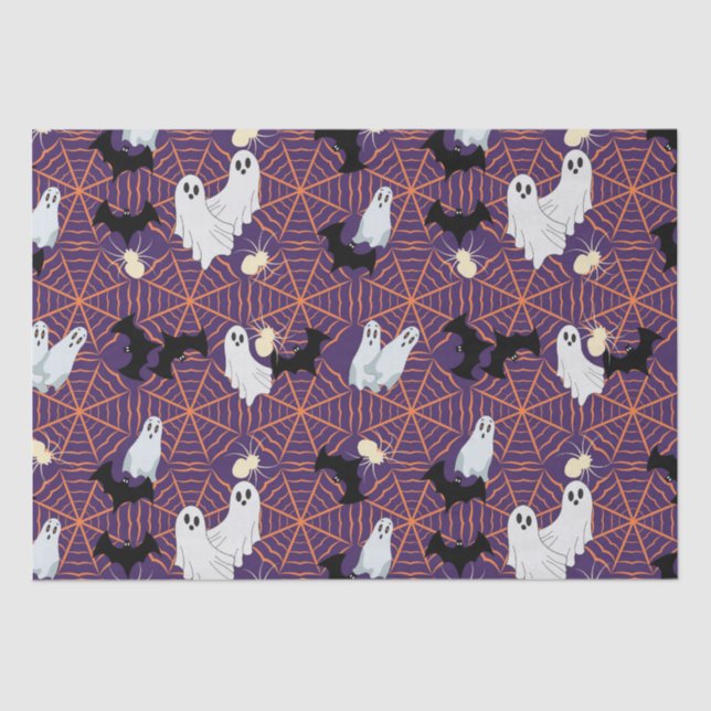 Papier Mousseline Halloween design (Recto)