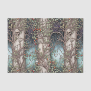 Papier Mousseline Halloween du cimetière vintage