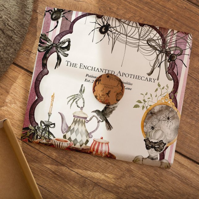 Papier Mousseline Halloween Éffrayant vintage | Business (Créateur téléchargé)