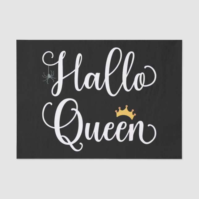 Papier Mousseline Halloween Lover - Halloqueen I (Recto)