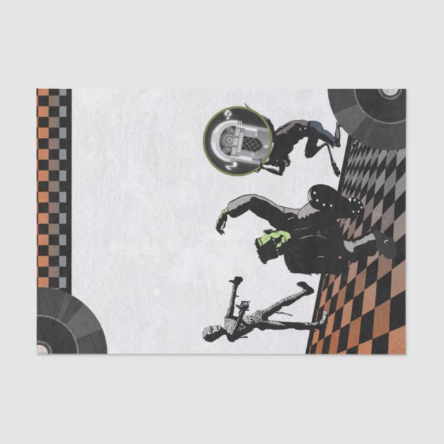 Papier Mousseline Halloween Monsters Monster Bash Costume Party (Recto)