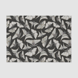 Papier Mousseline Halloween Motif papillon de papillon noir