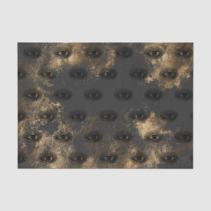 Papier Mousseline Halloween   Oeil mal   Subtil