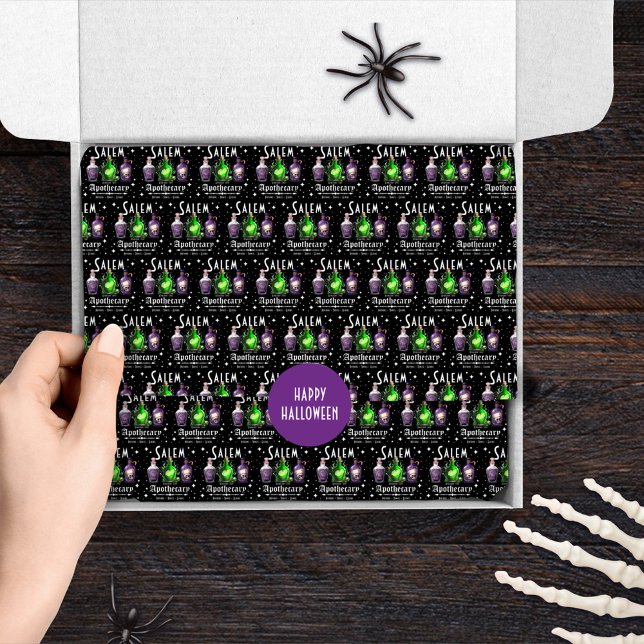 Papier Mousseline Halloween Salem Potions appothécaires Toniques Eli (Créateur téléchargé)