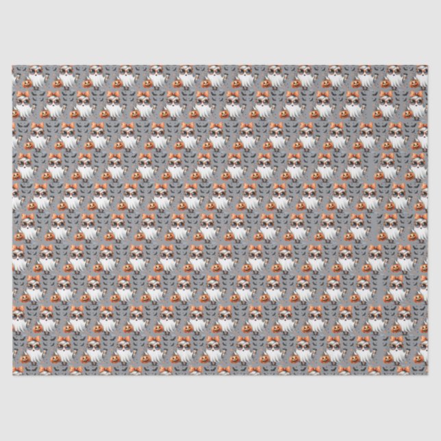 Papier Mousseline Halloween Sassy Ghost (Recto)