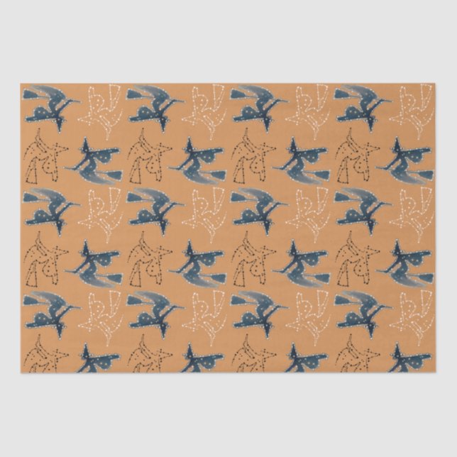 Papier Mousseline Halloween sorcière étoilée (Recto)