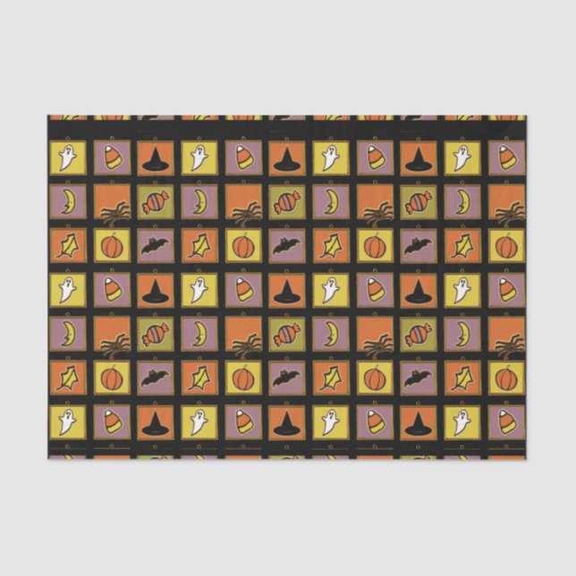 Papier Mousseline Halloween Tissue Paper (Recto)