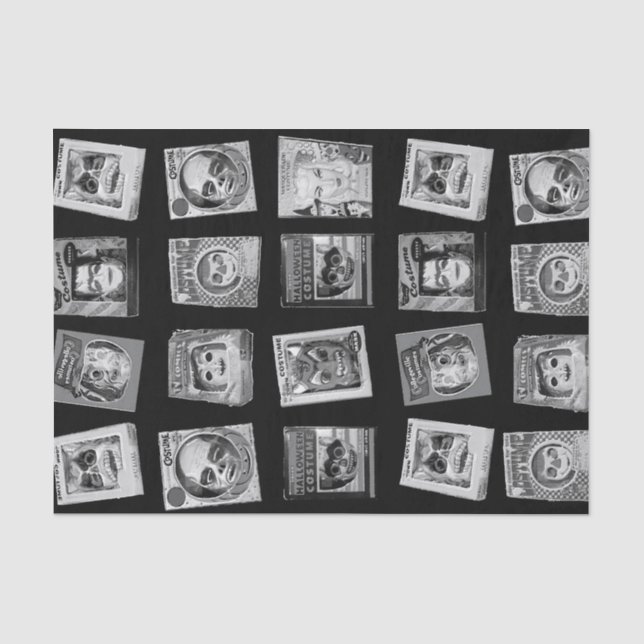 Papier Mousseline Halloween vintage (Recto)