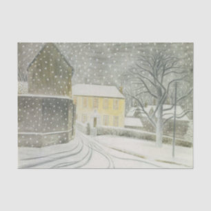 Papier Mousseline Halstead Road à Neige (par Eric Ravilious)