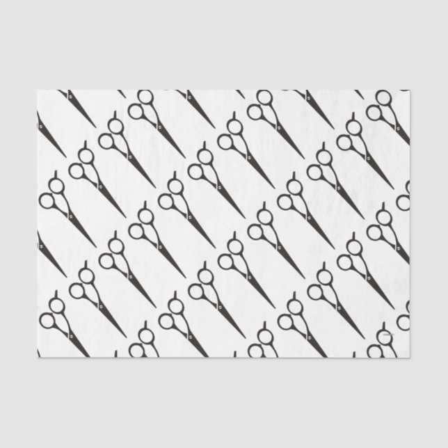 Papier Mousseline HAMbyWG - Ciseaux de coupe-cheveux (Recto)
