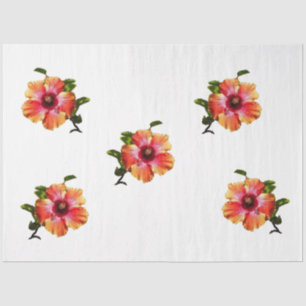 Papier Mousseline HAMbyWG Hawaiin Hibiscus Flower
