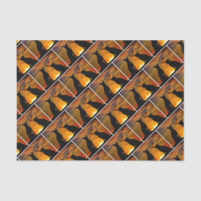 Papier Mousseline HAMbyWG - Ombres de chien (Recto)