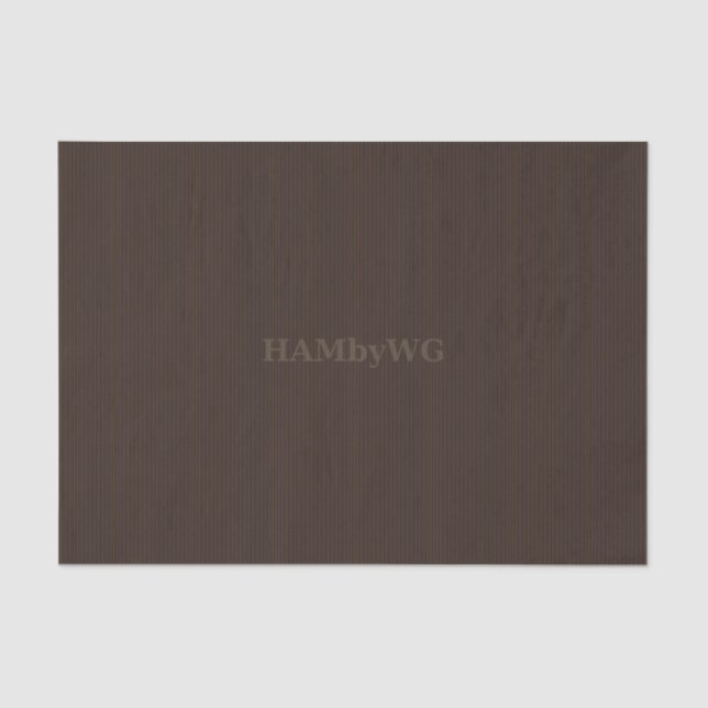 Papier Mousseline HAMbyWG - Papier de tissus - Brown de chocolat (Recto)