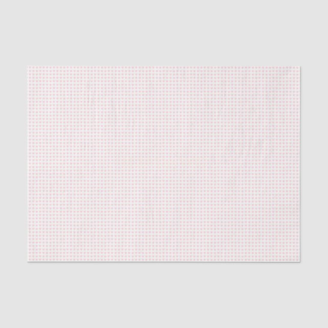 Papier Mousseline HAMbyWG - Ruban Cadeau - Cœurs Rose Pêche (Recto)