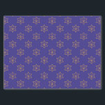 Papier Mousseline Hanoukka Chanukah Star de David Menorah Gold Blue<br><div class="desc">Élevez votre cadeau Hanoukka avec notre Star of David, Menorah or bleu Happy Hanoukka papier de tissu! Ce papier de tissu est comme une touche de magie de vacances pour vos cadeaux. Chaque drap est orné de l'élégante étoile de David et d'une menorah radieuse, faisant rayonner vos cadeaux pendant le...</div>