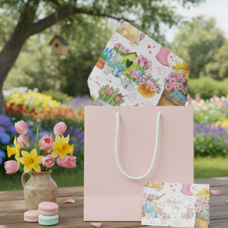 Papier Mousseline Happy Mother’s Day Floral Spring Garden