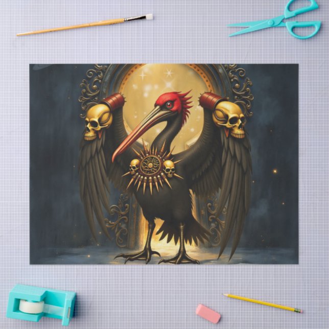 Papier Mousseline Harbinger of the Golden Gate The Nocturnal Pelican (Artisanat)