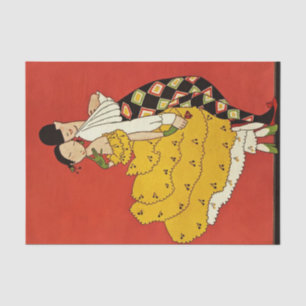 Papier Mousseline « Harlequin Dancer » par Annie Fish