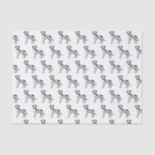 Papier Mousseline Harlequin Great Dane mignon Motif de dessin animé