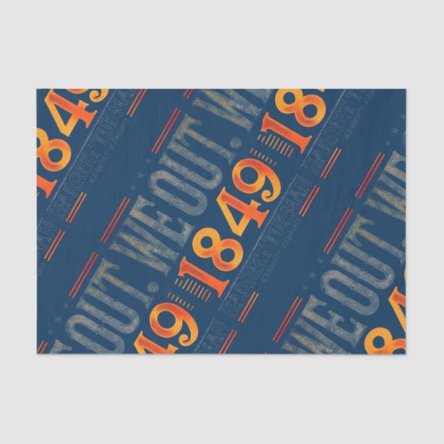 Papier Mousseline Harriet Tubman We Out 1849 Histoire de l'Amérique  (Recto)