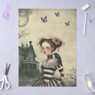 Papier Mousseline Hauning Imaginaire levain gothique et fille victor