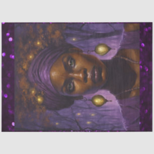 Papier Mousseline Haut de la page African American Bayou Queen