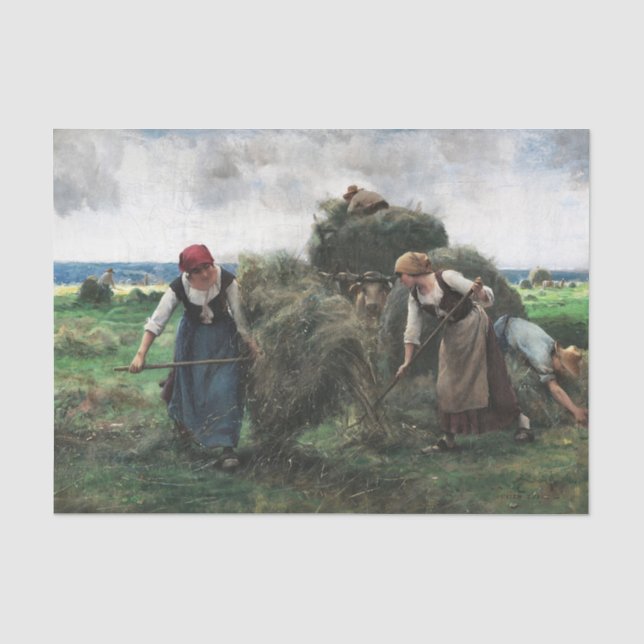Papier Mousseline Haymaking par Julien Dupre (Recto)