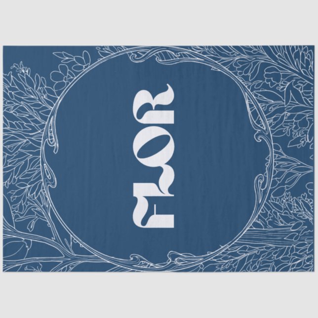 Papier Mousseline Heaven Nocturne Florist Tissue Paper (Recto)