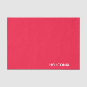 Papier Mousseline Heliconia red color
