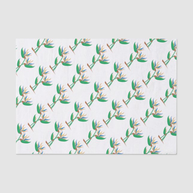 Papier Mousseline Héliconie (Recto)