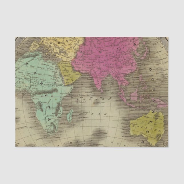 Papier Mousseline Hémisphère oriental 15 2 (Recto)