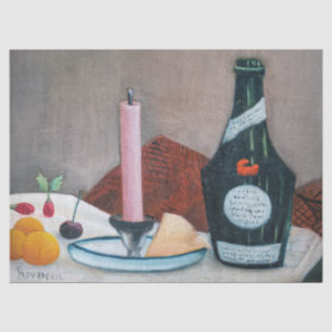 Papier Mousseline Henri Rousseau - La bougie rose