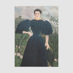 Papier Mousseline Henri Rousseau - Portrait de Madame M.