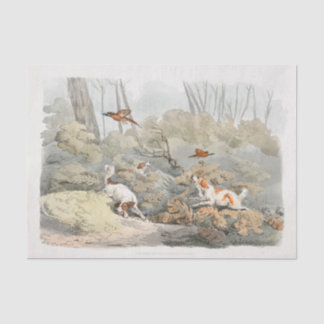 Papier Mousseline Henry Alken | Dogs Chasing Pheasants