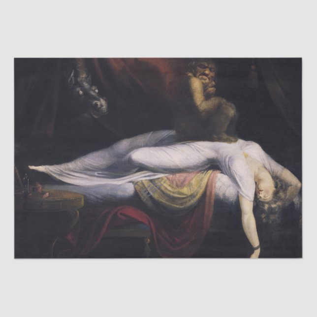 Papier Mousseline Henry Fuseli La Peinture Nightmare (Recto)